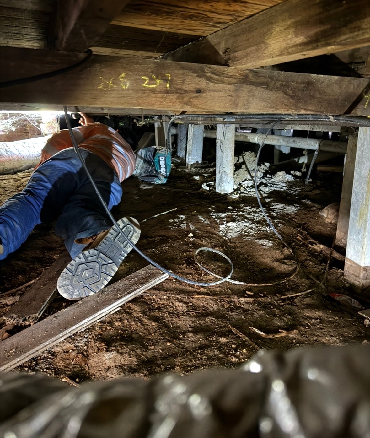 Getting Dirty Restumping job photo